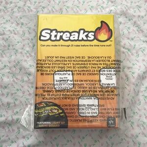 NEW Streaks Party Card Board Game 2+ Players